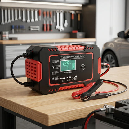 CARGADOR REPARADOR DE BATERIAS PARA AUTO