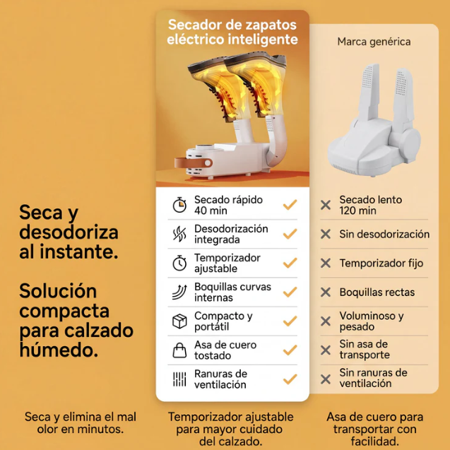 SECADOR DE ZAPATOS ELECTRICO