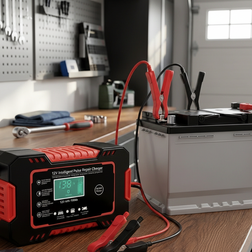 CARGADOR REPARADOR DE BATERIAS PARA AUTO